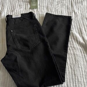H&M Women's Black Straight Leg Jeans NWT